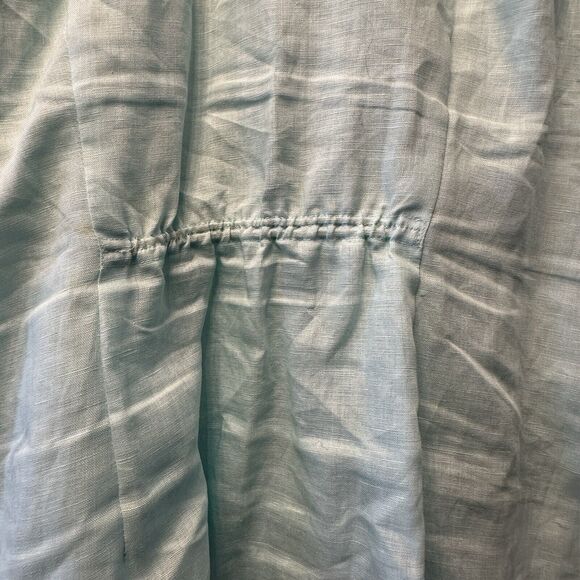 LUCY & LAUREL Linen boho Hippie Dainty Preppy Party Size Large‎ Top - Picture 8 of 11